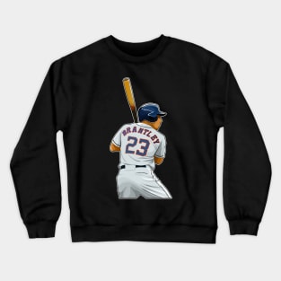 Michael Brantley #23 Bats Ready Crewneck Sweatshirt